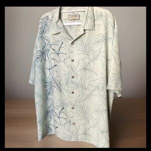 Pusser's Men Island Style Shirt 100% Silk Size XL